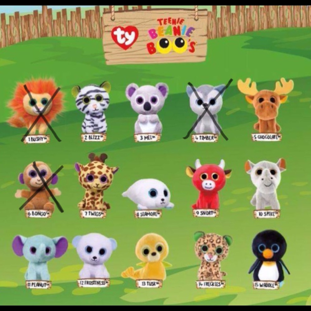 McDonalds 2017 Beanie Boos